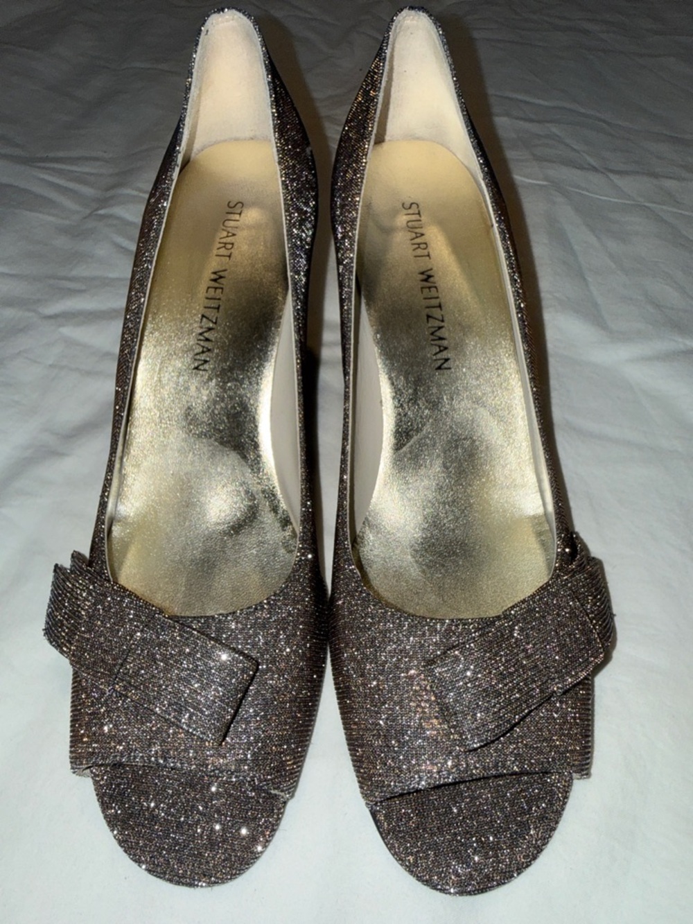 Stuart Whitman Bohover Pyrite Heels Size 9 1/2 N  EUC